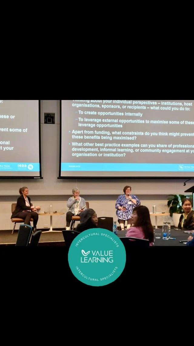 Last week, Marcela Lapertosa represented Value Learning Intercultural Specialists at the 2025 International Education Association of Australia (IEAA) Scholarships and Fellowships Forum, where she shared the story and impact of Australia Indonesia Youth Exchange Program (AIYEP) — a program helping young Australians and Indonesians grow as global citizens and intercultural leaders.

With 97% of participants showing increased intercultural skills, as measured by the Intercultural Effectiveness Scale (Kozai Group), AIYEP continues to prove how powerful structured, immersive experiences can be in shaping the next generation of changemakers.

Marcela Lapertosa also joined an inspiring panel with Alison White (IEAA-SF) (Tetra Tech), Rebecca Spence (University of New England), and Vina Andriani Vina Andriani (Australia Awards), and heard from sector voices including Phil Honeywood, Tracy Harris, Johan Arnberg, and Sanjog Parajuli. A standout moment was the keynote by Bill Shorten, Vice Chancellor and President of the University of Canberra, reminding us of the real social and educational value of global exchange.

We’re proud to be part of this conversation and even prouder to support programs like Australia Indonesia Youth Exchange Program (AIYEP) that drive meaningful, measurable impact.

hashtag#IEAA2025 hashtag#InternationalEducation hashtag#GlobalLearning hashtag#InterculturalEffectiveness hashtag#ValueLearning